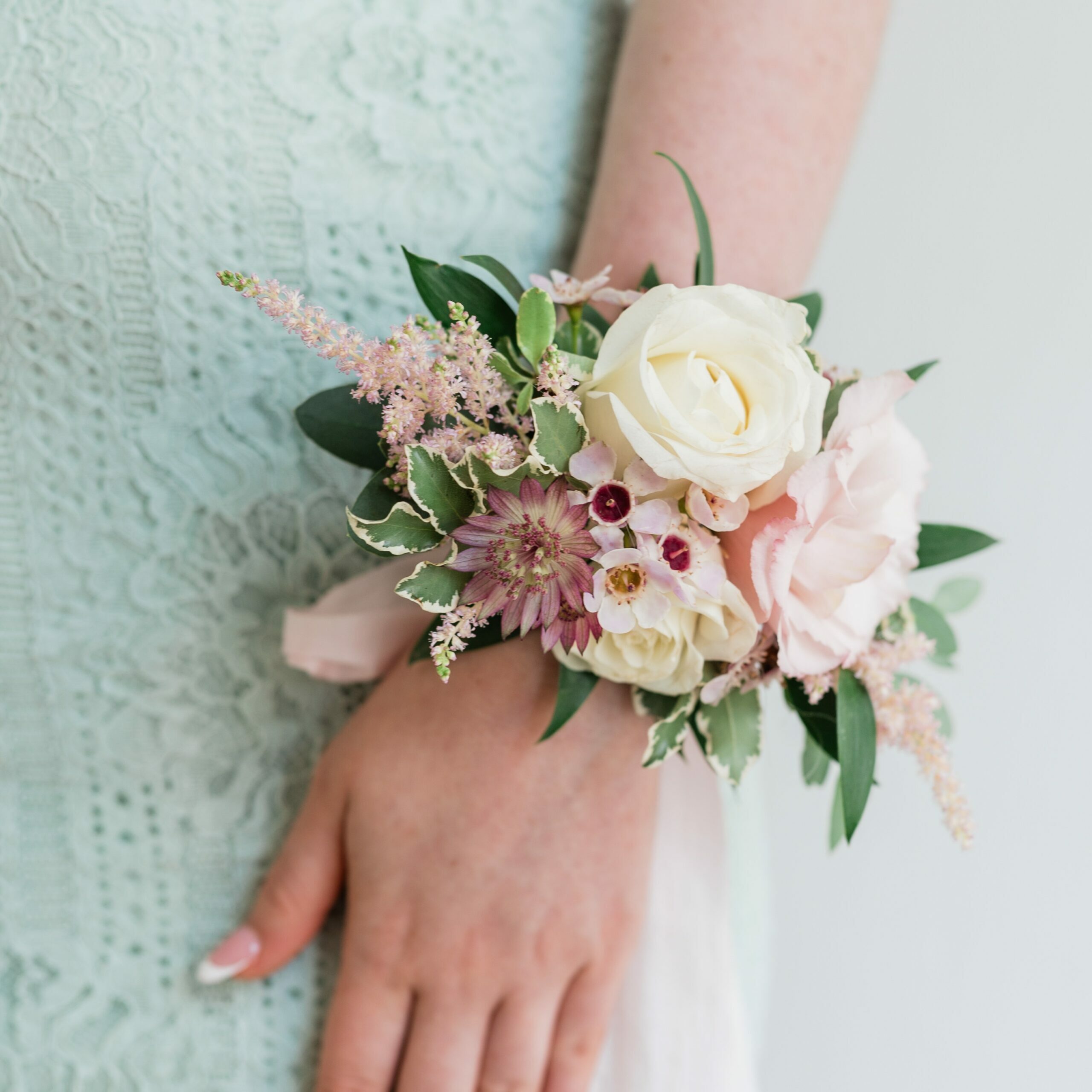 wrist corsage square wrist corsage square